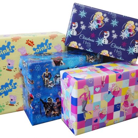 rolls of brands custom wrapping paper for gift wrapping