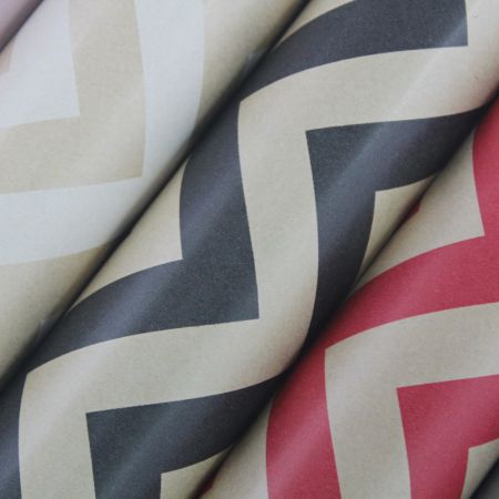 design printed on brown kraft paper