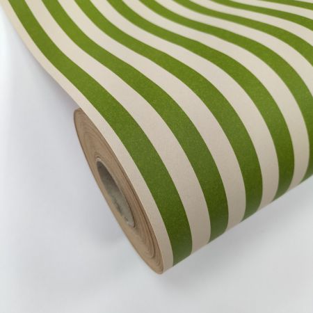green color design printed brown kraft gift packing paper wrapping rolls