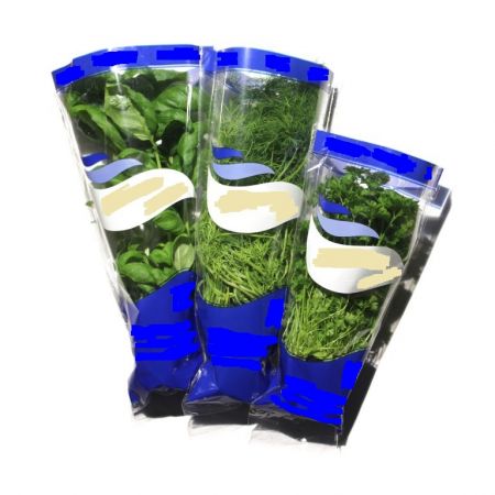 Biodegradable CPP cast polypropylene flower sleeves - Biodegradable CPP Flower Sleeve for herbs, living salad plants, bouquet flower and plants