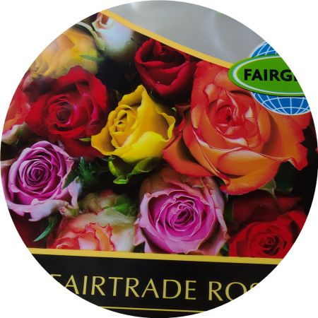 Photography development level printing quality cpp flower sleeves for living vegetables with custom print