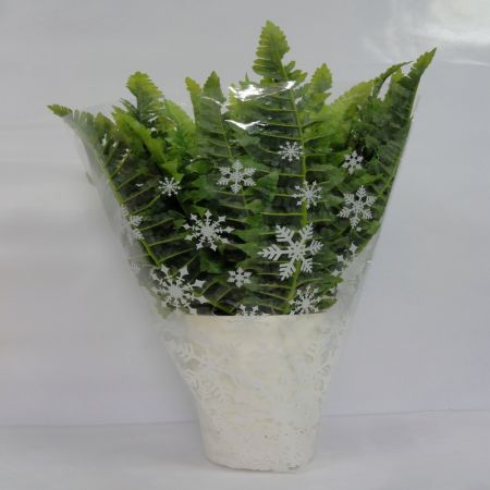 print waterproof biodegradable cpp flower sleeves for flowers