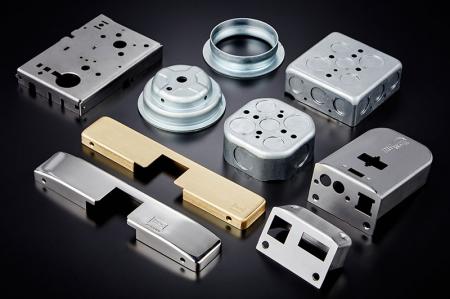 Khóa cửa đóng dấu - Các bộ phận với nhiều hoàn thiện khác nhau