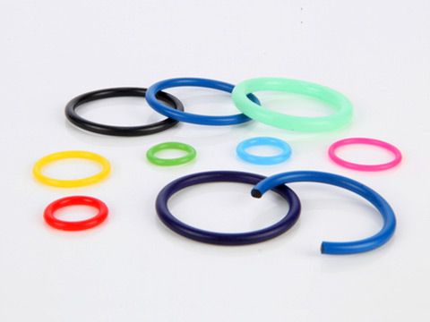 Разные цвета резиновых кольце.