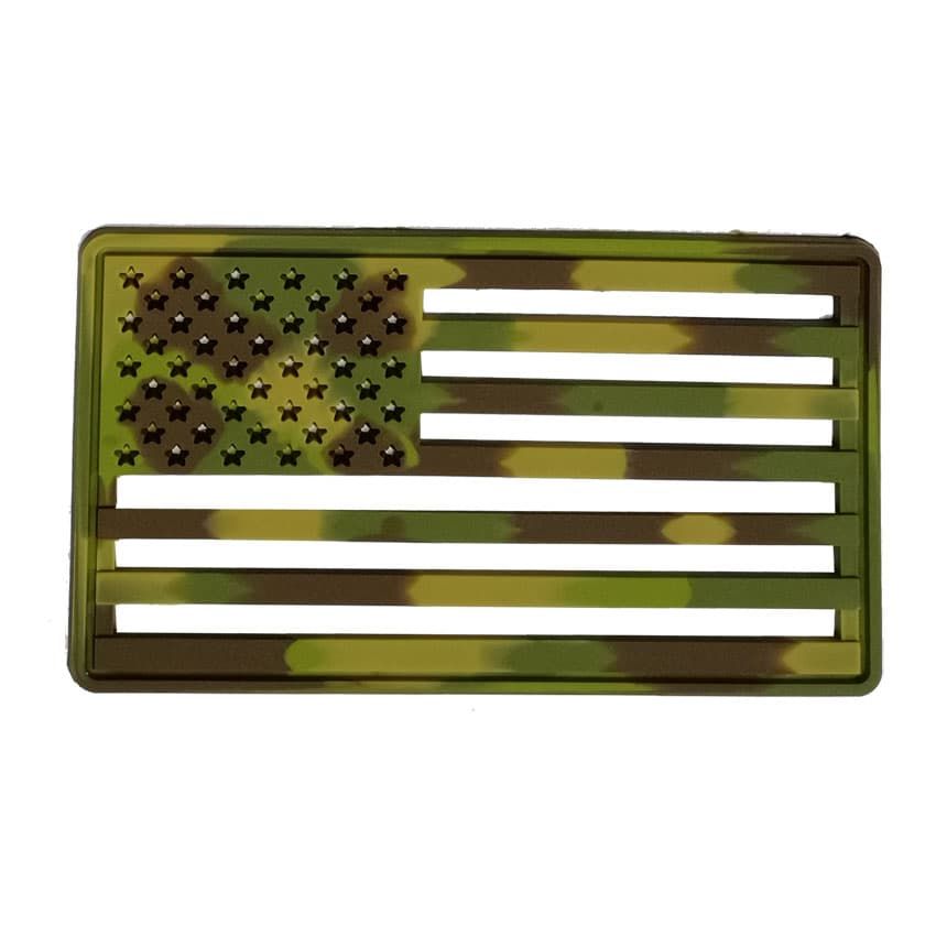 American Flag Forward Patch With Velcro (ocp), Ocp Insignia, Military
