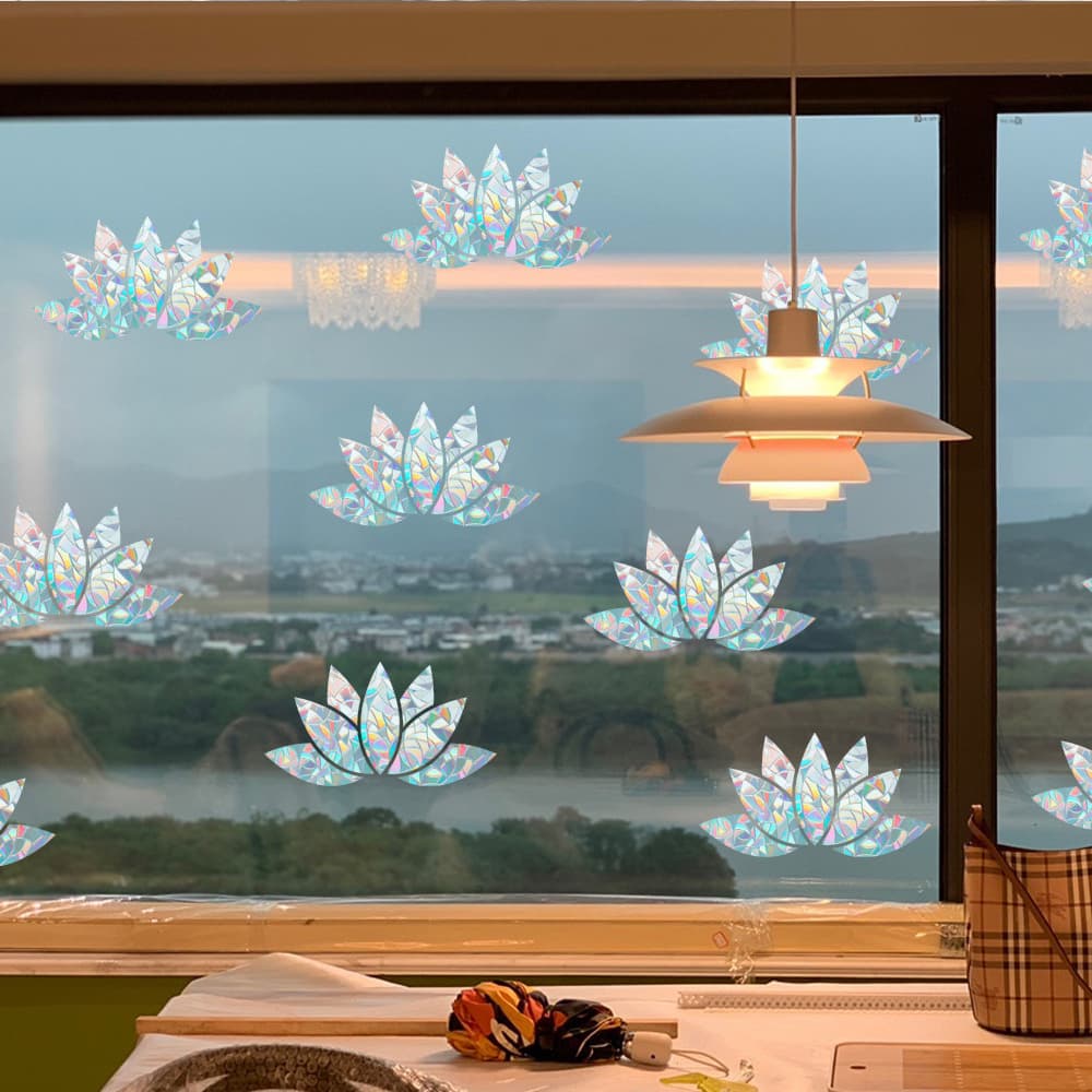 Window Catcher Sticker Rainbow Suncatcher Window Stickers | Embroidered patches manufacturer ...