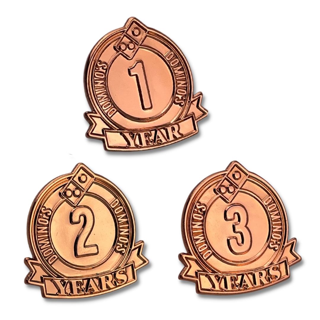 2 Years Pin Years of service pins | Custom Gifts, Pins, Medals, Coins & Souvenirs ...