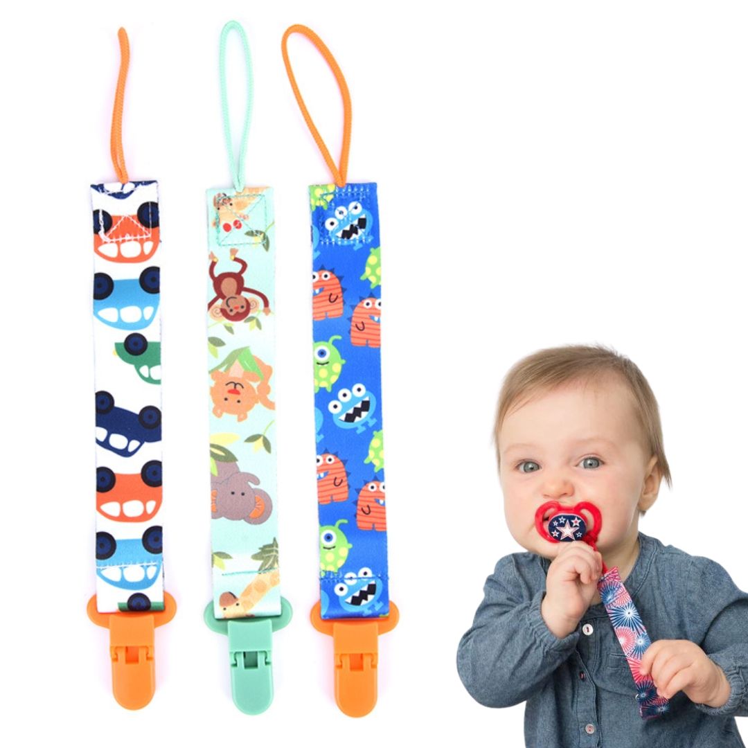 Printed Pacifier Personalized Pacifier Clip | Embroidered patches manufacturer | Star ...