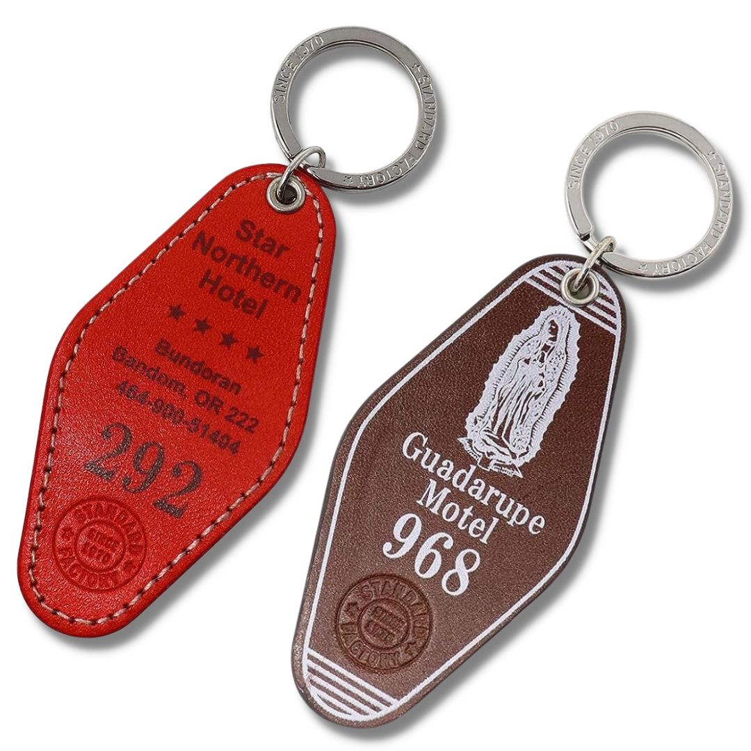 Personalized Leather Motel Keychain | Custom Gifts, Pins, Medals, Coins ...