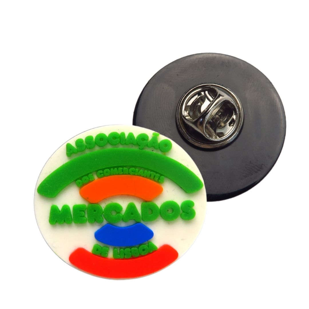 Promotional Rubber Badge Pin | Embroidered patches manufacturer | Star ...