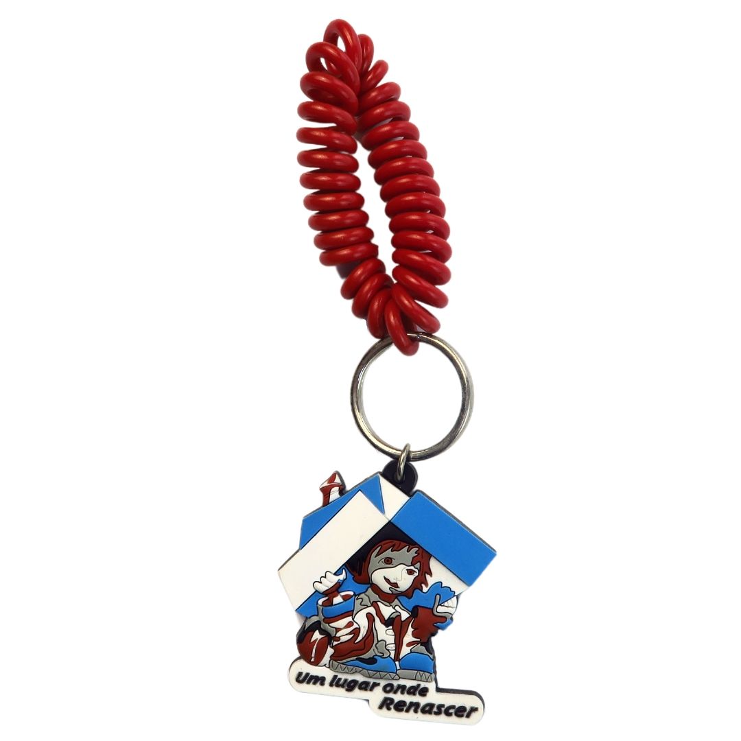 PVC Key Ring with QQ Coils | Embroidered patches manufacturer | Star ...