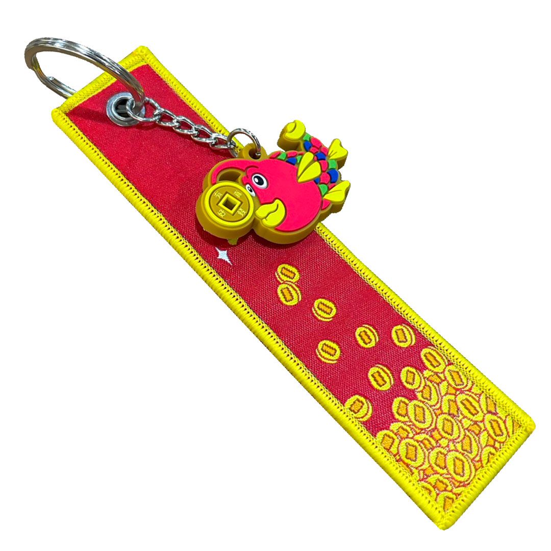 Custom Embroidered Key Chains | Embroidered patches manufacturer | Star ...