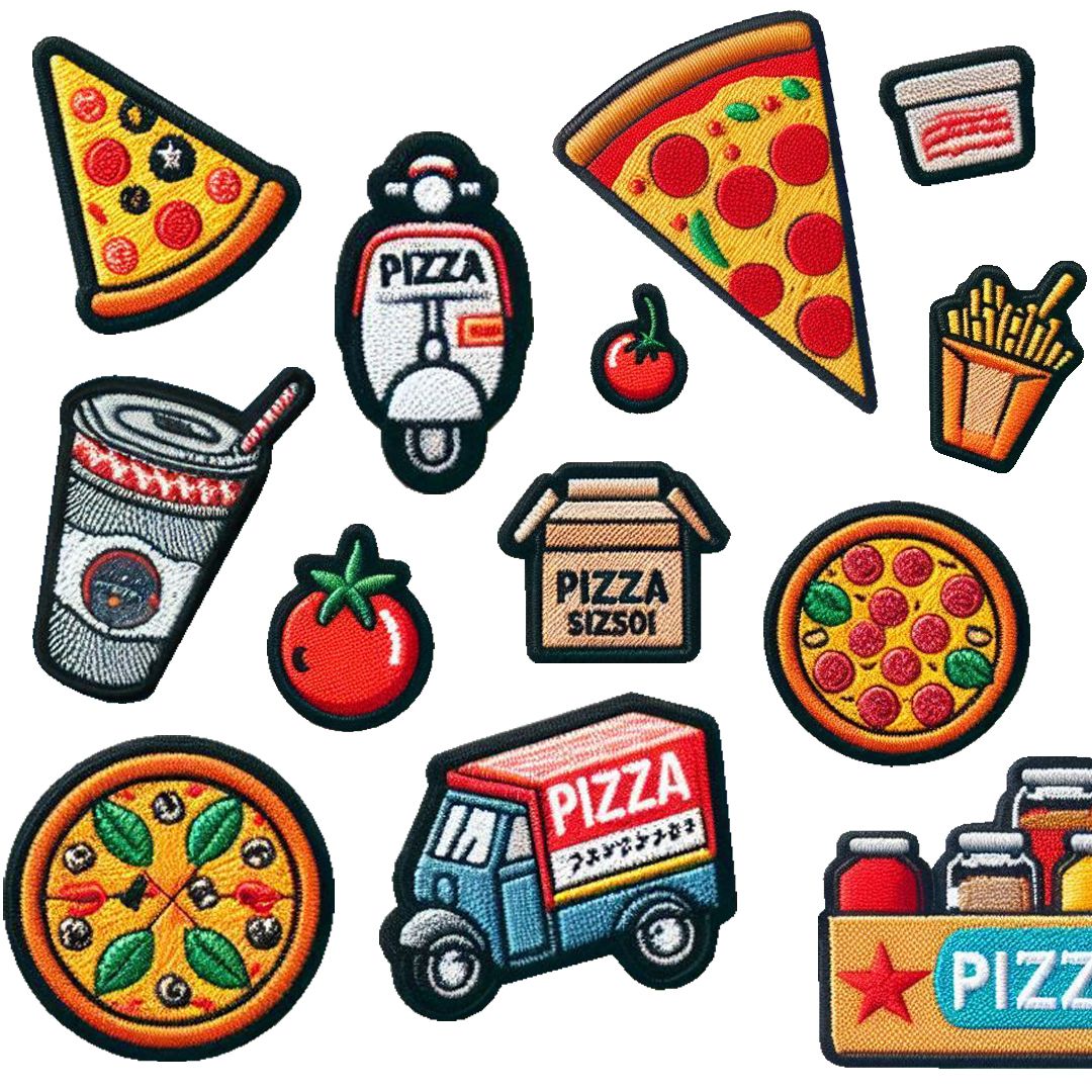 Pizza Path Create Your Custom Pizza Patch | Custom Gifts, Pins, Medals, Coins ...