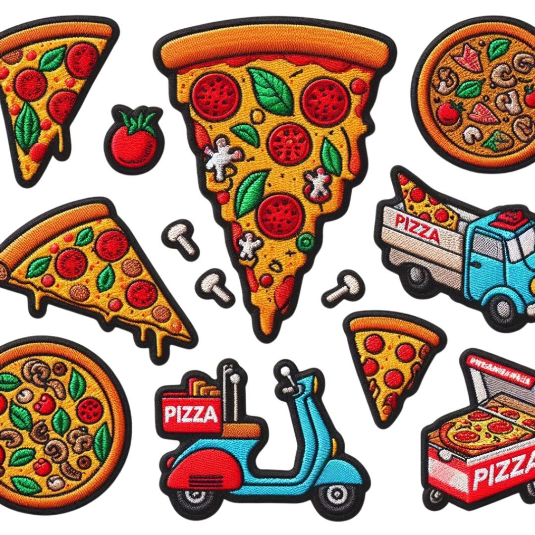 Pizza Path Create Your Custom Pizza Patch | Custom Gifts, Pins, Medals, Coins ...