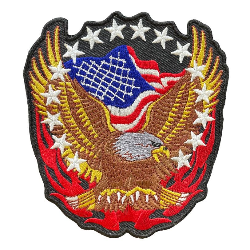 USA eagle patch | Embroidered patches manufacturer | Star Lapel Pin