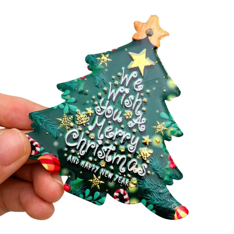 Ceramic Christmas Ornaments | Embroidered patches manufacturer | Star