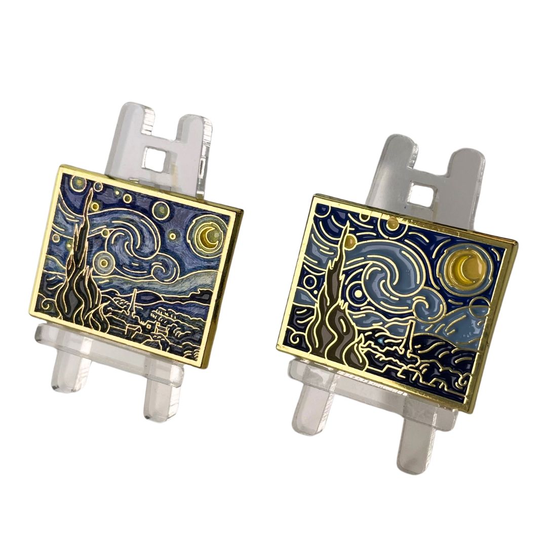 Starry Night Cute Pins | Custom Gifts, Pins, Medals, Coins & Souvenirs ...