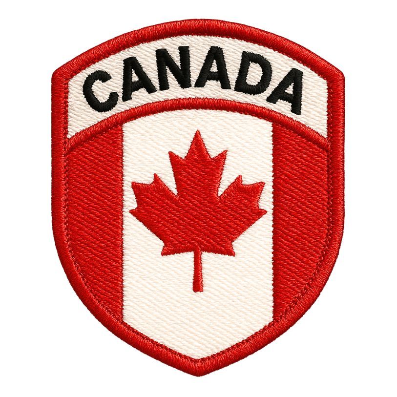 Canada Rocker Patch Custom Canadian Patches | Custom Gifts, Pins, Medals, Coins & Souvenirs ...