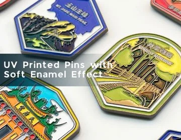 Vibrant. Precise. Affordable. Discover UV Printed Logo Lapel Pins