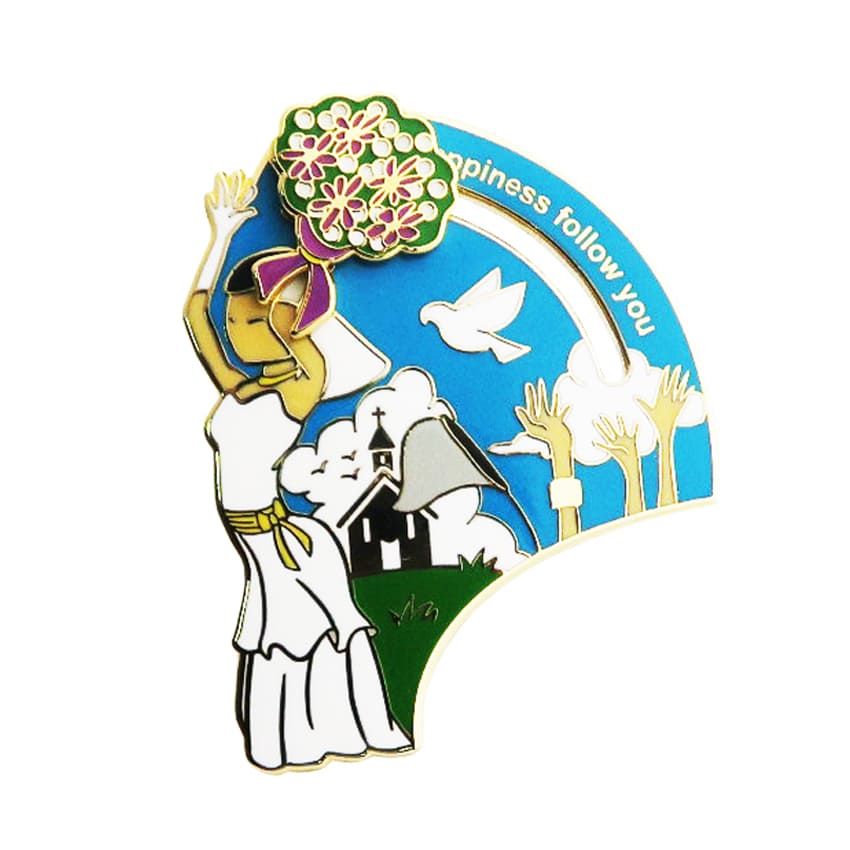 Sliding Enamel Pin | Custom Gifts, Pins, Medals, Coins & Souvenirs Supplier