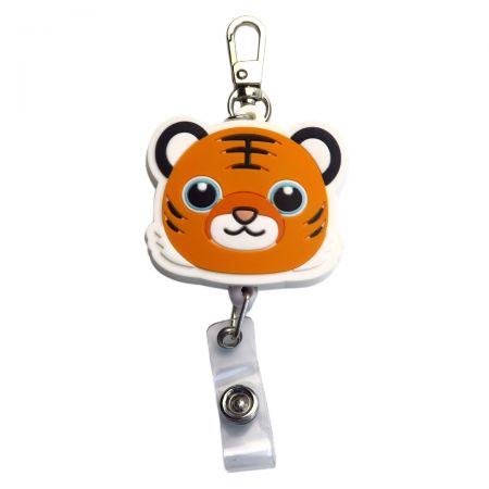 Custom badge retractable holder.