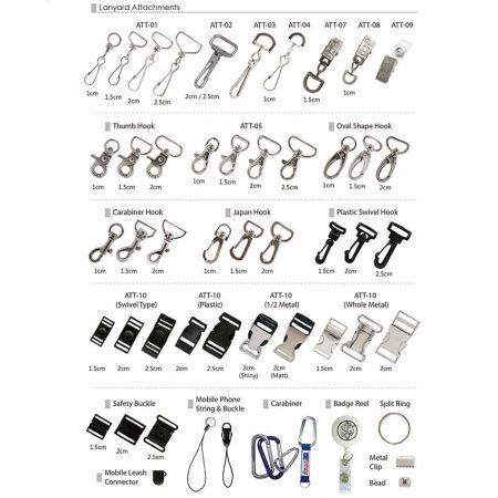 개인화된 랜야드 부착물