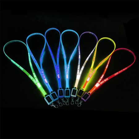 LED Lanyard - Customized light up lanyards bulk.