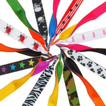 Cordones personalizados - Los cordones impresos personalizados son un regalo popular.