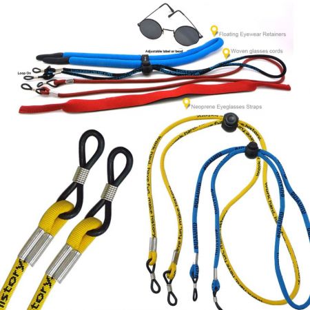 Lätta och justerbara glasögonband, designade för att passa alla bågar och hålla dina glasögon inom räckhåll.