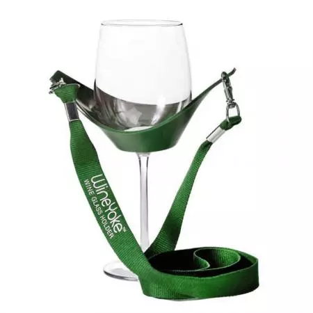 Suporte de Cordão de Copo de Vinho Portátil - Todas as cores, tamanhos e designs podem ser personalizados para o seu suporte de cordão de copo de vinho.