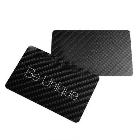 Personalized Carbon Fiber Name Card