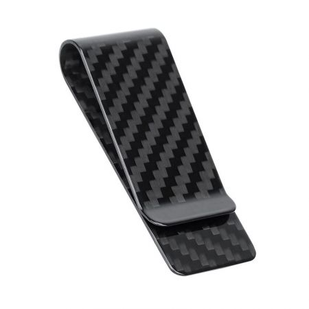 Персонализированная карбоновая денежная клипса