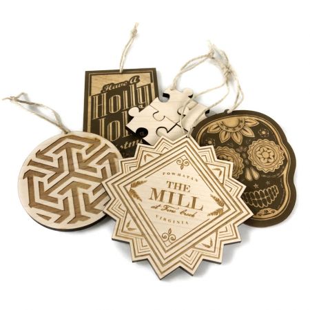 üres fa díszítőelemek