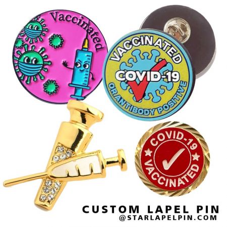 Vaccine Lapel Pin Producent - Tilpasset Coronavirus Vaccine Pin