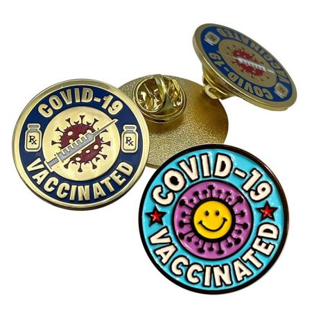 कस्टम टीका लगाया गया एनामेल पिन