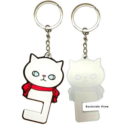 Multi-function keychain - Custom Acrylic phone Holder