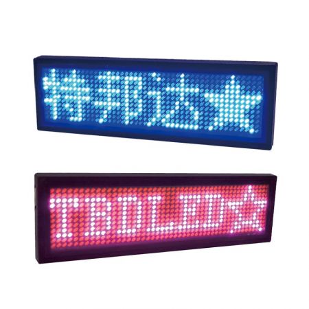 LED Navnebadge - LED Lysende Badges