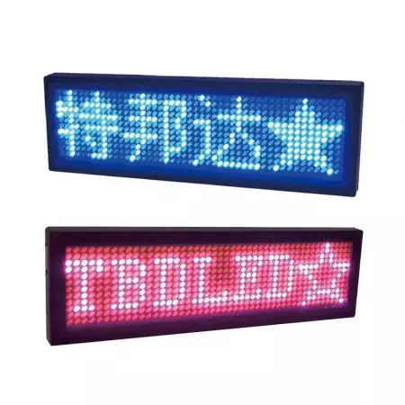 Insignia de nombre LED - Insignias LED luminosas