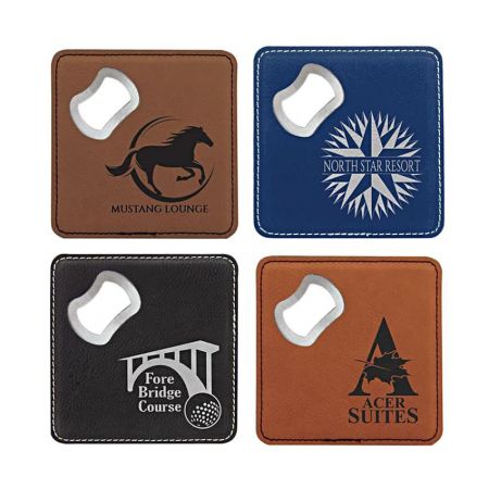 Merkede flaskeåpnerunderlag