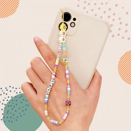 Custom Beaded Phone Charm - Get your personalized beaded phone charm here.