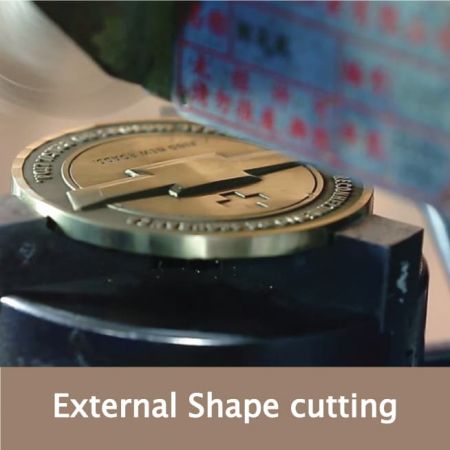 External shape cutting process