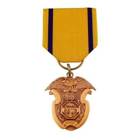 Medalla de Premio de Latón Estampado con Cinta Corta - Medallas Militares,  Medallas de Servicio Militar, Cintas de Ribete Cortas, Fabricante de  productos promocionales de llaveros y pines de esmalte