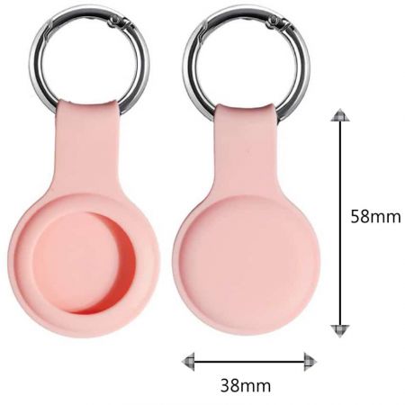 सिलिकॉन एयरटैग धारक केवल पीछे की तरफ सिल्कस्क्रीन प्रिंटिंग द्वारा किया जा सकता है।