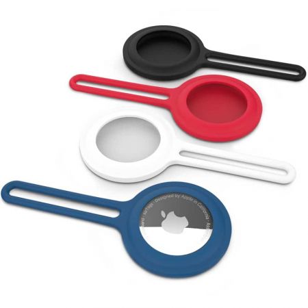 एयरटैग धारक 100% सिलिकॉन से बना है।