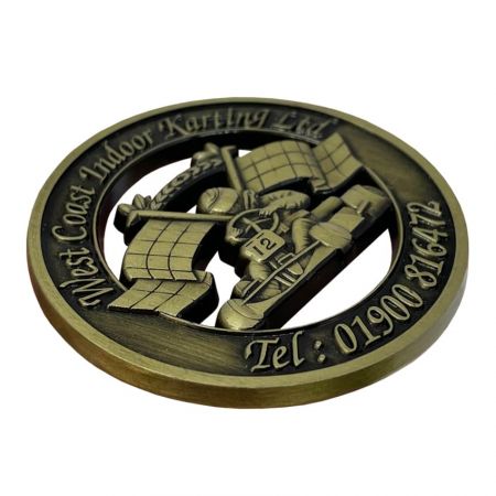 Die-casting is the best way to customize 3D coins.