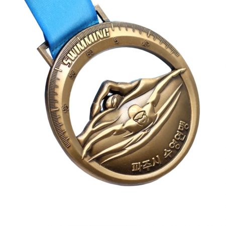 The swimming medals are the most popular products.