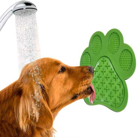 सिलिकॉन कुत्ते की चाटने वाली पैड - कुत्ते की चाटने वाली पैड खाद्य-ग्रेड सिलिकॉन से बनी है।