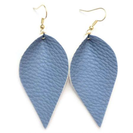 Индивидуальные модные кожаные серьги, размер/дизайн приветствуются.