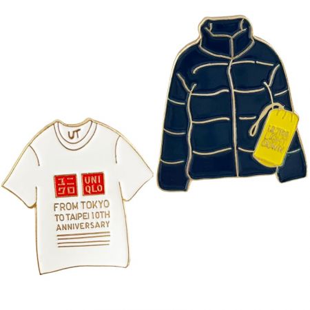 Настройте значки с логотипом для рубашек.