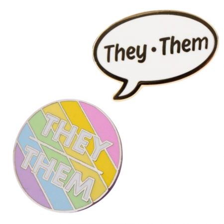 We love making custom pronoun pins.